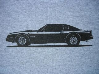 1977 TRANS AM t shirt, Pontiac Bandit T/A 77 1978