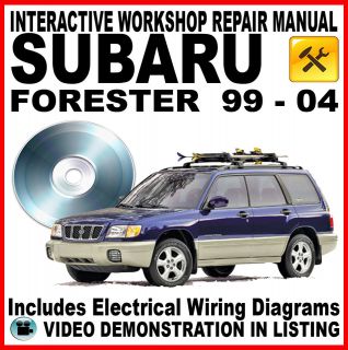 SUBARU FORESTER 1999   2004 Workshop Service & Repair Manual 