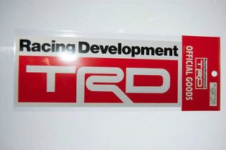 TRD Toyota Racing Development Sticker Type B Yaris Celica Supra 