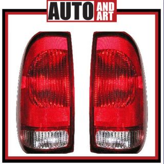 New Pair Set Taillight Taillamp Lens Housing Assembly SAE and DOT 