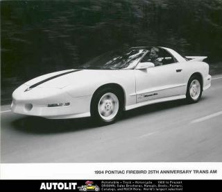 1994 Pontiac Firebird 25th Anniversary Trans Am Automobile Photo 