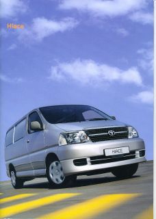 Toyota Hiace Brochure 2010