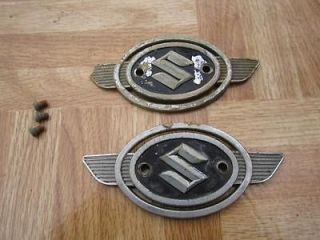 1970s Suzuki A50 AC50  Tank Badges Emblems