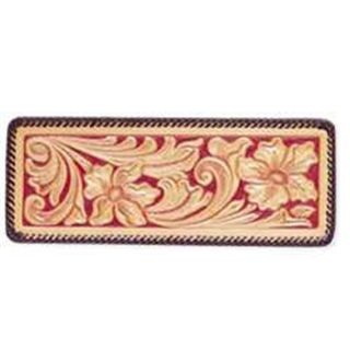 Tandy Leather Craftaid Plastic Floral Billfold Template 74200 00