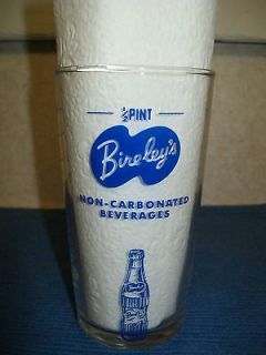 Drink Bireleys 1/2 Pint Vintage Glass Measuring Cup Soda Pop Beverage 