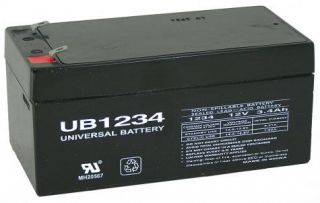 UPG APC BACK UPS ES350 One New Battery 12 Volt 3.4Ah Battery