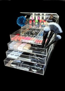 Acrylic Makeup Organizer  Clear ICEbOX