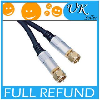 5m HQ Antenna Cable Decoders Satellite Receivers Lead