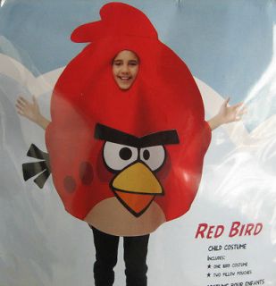 ANGRY BIRDS Red Bird Childs Costume Halloween NEW