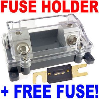   Inline ANL Fuseholder Fuse Holder + Free Gold 300A FUSE Free Ship T2