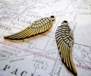 Angel Wing Charms Pendants 30mm Angel Wings Bronze Wholesale Lot 25 50 