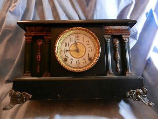 Antique Sessions mantle clock. Wind up mechanical with chimes. Made in 