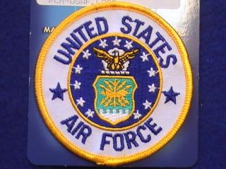   US Military United States Air Force  w/ Insignia in full color