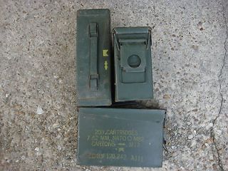 Military Ammo Cans 30 Cal Boxes 7.62