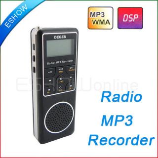   DE1127 Digital Recorder Radio Receiver FM Stereo MW SW AM  Player