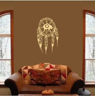 Indian Native American Dream Catcher Buffalo Wall Decal Decals 