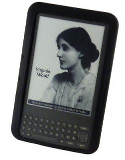 Cover Up  Kindle Keyboard Black Silicone Case