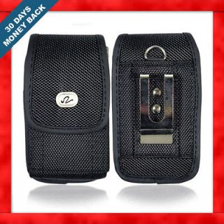 VERTICAL HEAVY DUTY RUGGED METAL CLIP CASE POUCH FOR Samsung Convoy 