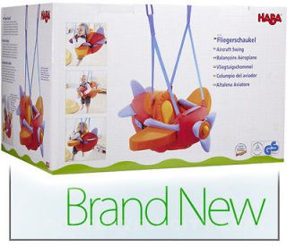NEW Haba Aircraft Swing baby airplane infant w/ adjustable height FREE 