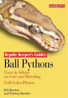 Ball Pythons by Patricia Bartlett and Richard Bartlett 2000, Paperback 