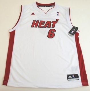 NBA Adidas Miami Heat Lebron James Youth 2012 Home Rev 30 White Jersey