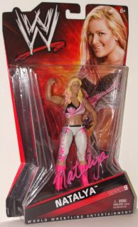   SIGNED WITH EXACT PROOF WRESTLING DIVA MATTEL SERIES 9 ACTION FIGURE