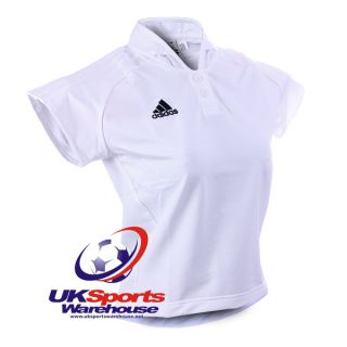 Adidas Womens Climalite Polo Shirts White rp£40