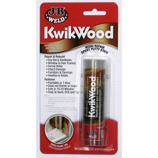 Weld 8257 KwikWood Wood Repair Epoxy Putty Stick
