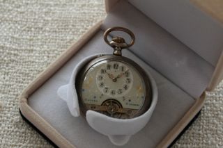   ANCRE 8 Days Spiral Breguet SILVER Swiss Pocket Watch c.1910 VERY RARE