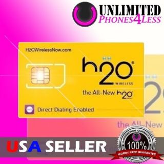h2o wireless unlimited in Cell Phones & Accessories