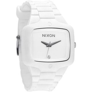 NEW* Nixon Mens Diamond Rubber Player Silicone Watch A139 100 00