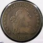 1799 DRAPED BUST UNITED STATES SILVER DOLLAR   NICE ORIGINAL COIN