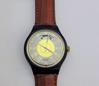Swatch Mens Automatic 23 Jewels Watch   Case/Inst   Mint condition 