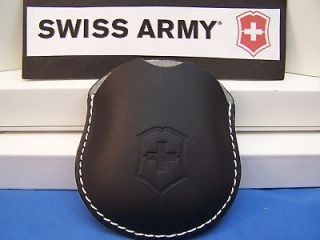 Swiss Army Watch Pouch Pocket Watch Pouch Leather Black