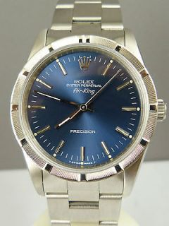 ROLEX 14010 A346 OYSTER PERPETUAL AIR KING MENS STAINLESS STEEL WATCH