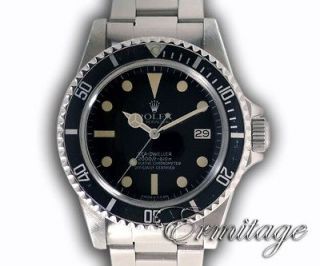 Rolex Sea Dweller Vintage Mens Watch Rolex Patent1665 One Year 