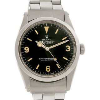 Rolex Explorer Vintage Steel Watch 1016 Year 1972
