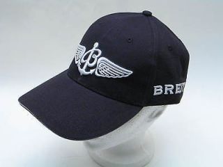 NEW ** Genuine Breitling DARK NAVY BLUE and WHITE baseball cap