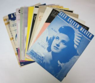   Vintage 10s 20s 30s & 40s Sheet Music Piano Voice Song Collection