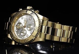   Pro Diver Collection Chronograph Coin Edged Bezel Gold Plated Watch