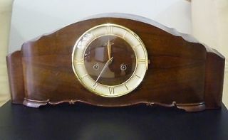 JUNGHANS MANTEL TABLE CHIMING CLOCK , EXCELLENT FUNCTION.