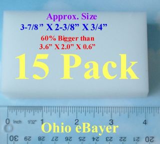 15 PAK Cleaning Magic Sponge Eraser Melamine Cleaner multi functional 