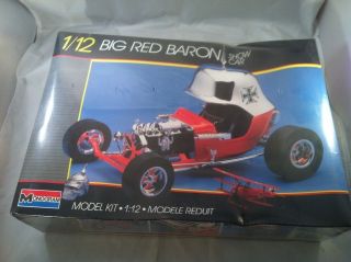 Classic 1/12 Monogram BIG RED BARON show car plastic model kit