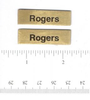 Pair (2) Rogers LS 3/5A LS3/5A LS3 Speaker Gold Emblem Medal Badge 