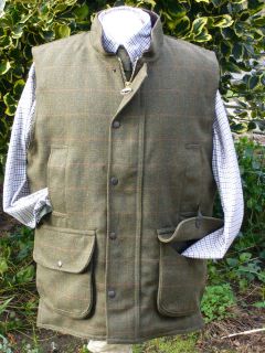 KEEPER TWEED SHOOTING VEST BNWT 4 HUNTING NEW SMALL   XXXXXX LARGE