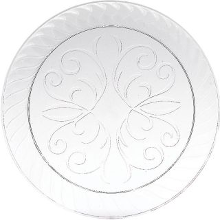 clear plastic plate 10