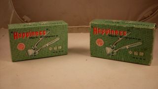 TWO VINTAGE HAIR CLIPPERS TRIMMERS EACH IN ORIGINAL BOX FROM CHINA