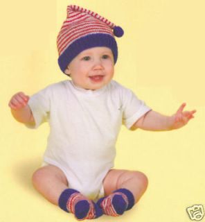 Knit Patterns Baby Hats Beanies Socks Slippers Booties