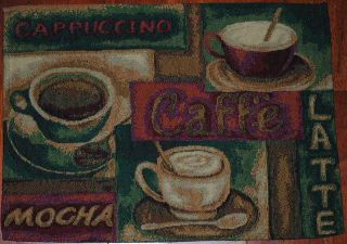 Tapestry Placemat~Coffee Cup~Cappuccino~Mocha~Latte~Breakfast~Mug~Wake 