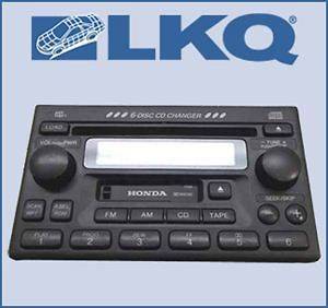   02 Honda Accord 2 Door Coupe 6 Disc CD Cassette Player Radio OEM LKQ